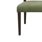 Sedia da pranzo imbottita con schienale in rattan Mid-Century - Set da 2