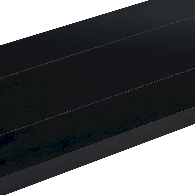 Consolle stretta con ripiano inferiore