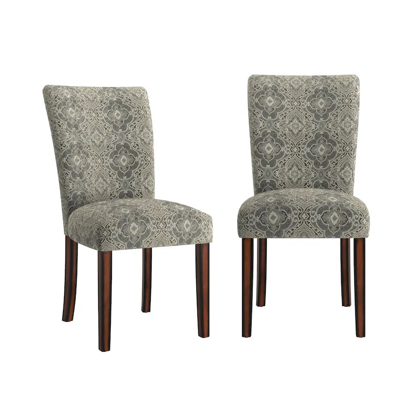 Sedie da pranzo Parsons con stampa (set da 2)