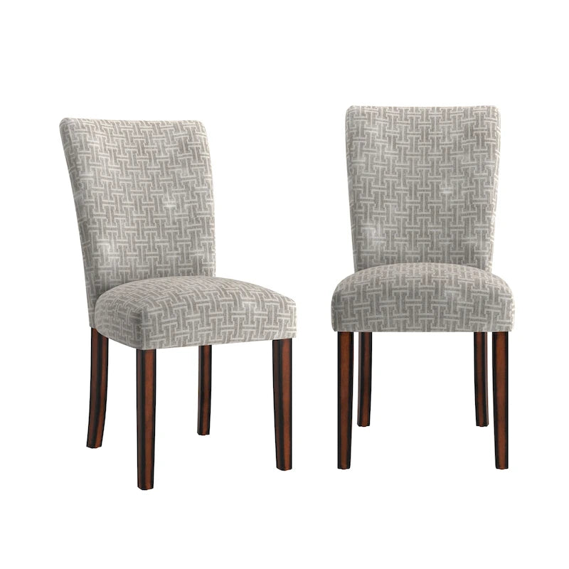 Sedie da pranzo Parsons con stampa (set da 2)