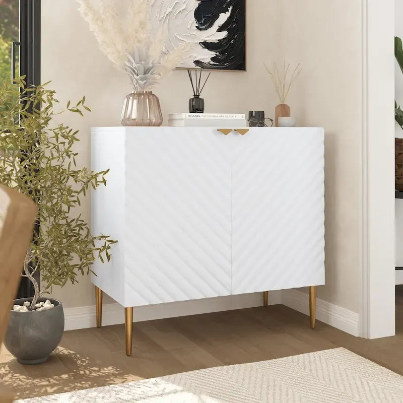 Credenza a 2 ante con ripiano regolabile