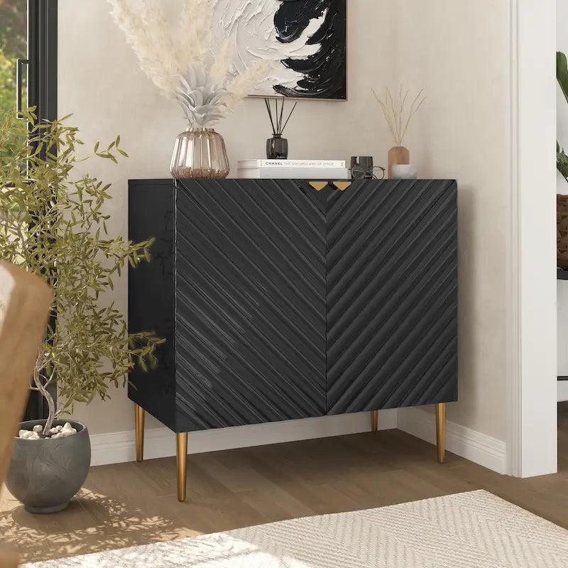 Credenza a 2 ante con ripiano regolabile
