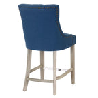 Sgabello da bancone/bar imbottito con bottoni trapuntati da 24"