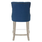 Sgabello da bancone/bar imbottito con bottoni trapuntati da 24"