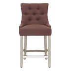 Sgabello da bancone/bar imbottito con bottoni trapuntati da 24"