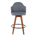 Sgabello da bancone girevole Mid-Century Modern
