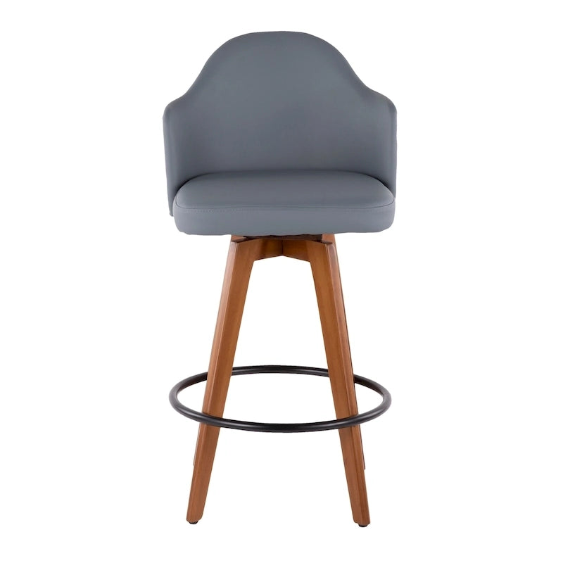 Sgabello da bancone girevole Mid-Century Modern