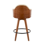 Sgabello da bancone girevole Mid-Century Modern