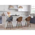 Sgabello da bancone girevole Mid-Century Modern