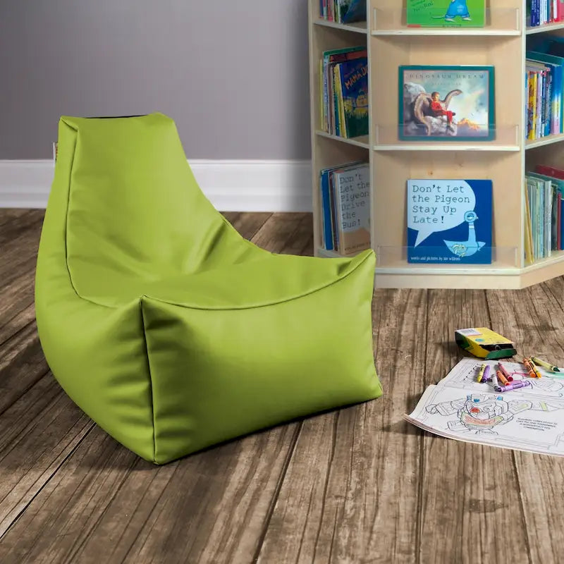 Poltrona Sacco per Bambini - Vinile Premium, Colori Multipli