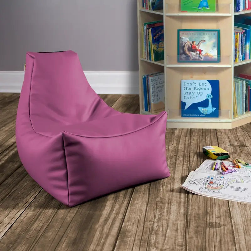 Poltrona Sacco per Bambini - Vinile Premium, Colori Multipli