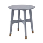 Tavolino rotondo in legno stile Mid-Century Modern