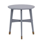 Tavolino rotondo in legno stile Mid-Century Modern