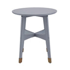 Tavolino rotondo in legno stile Mid-Century Modern