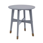 Tavolino rotondo in legno stile Mid-Century Modern