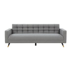Divano con schienale trapuntato - 85" L x 33" P x 30" H
