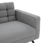 Divano con schienale trapuntato - 85" L x 33" P x 30" H
