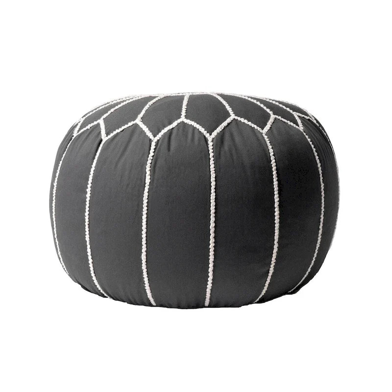 Pouf Ottomano Classico in Cotone Marocchino