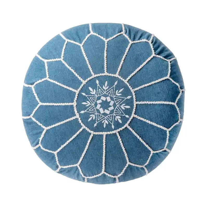 Pouf Ottomano Classico in Cotone Marocchino