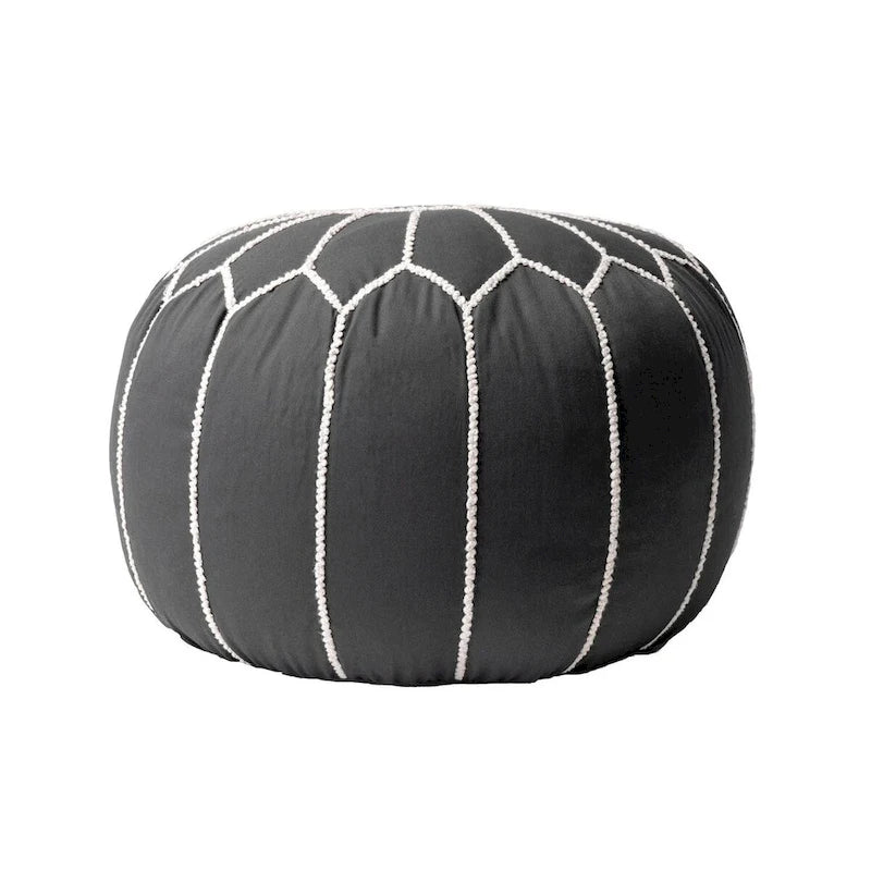 Pouf Ottomano Classico in Cotone Marocchino