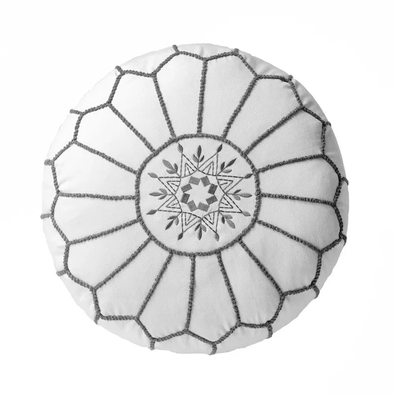 Pouf Ottomano Classico in Cotone Marocchino