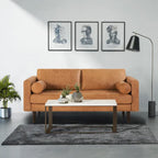Poly & Bark Napa 72 Apartment Sofa - Full Grain Genuine Italian Leather