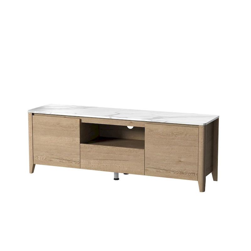 Mobile porta TV da 58" con luci LED e vano portaoggetti