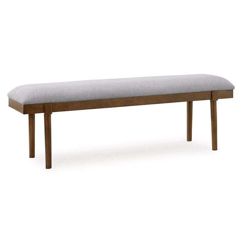 Panca da pranzo imbottita grigio/marrone - 59,25 L x 15,13 P x 19,75 A