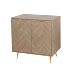Madia moderna in legno a 2 ante con ripiano regolabile - 78,2 cm L x 39,9 cm P x 77,5 cm H