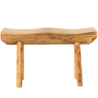 Panca decorativa in legno intagliato