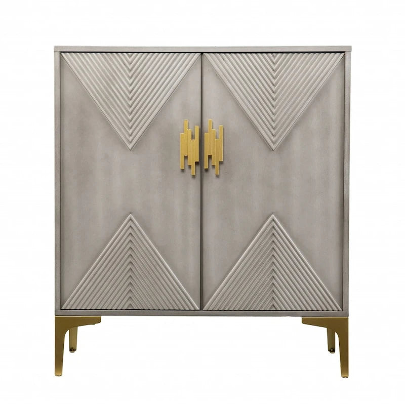 Mobile Contenitore Testurizzato Geo con Doppia Anta