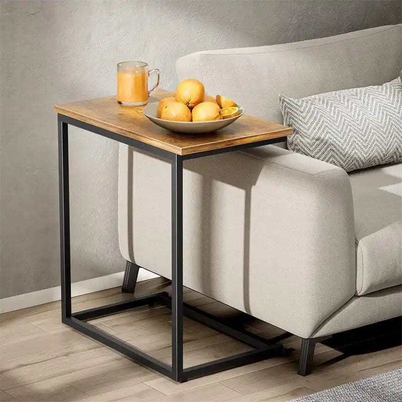 Tavolino a C, 50 cm L x 30 cm P x 68,5 cm H