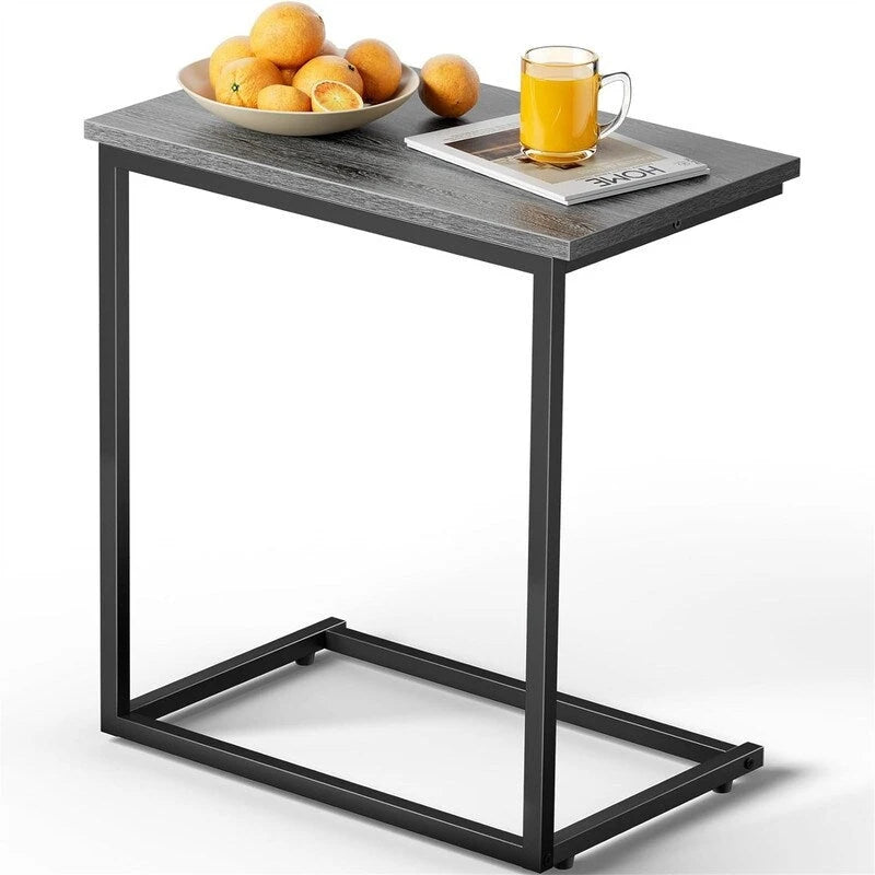 Tavolino a C, 50 cm L x 30 cm P x 68,5 cm H