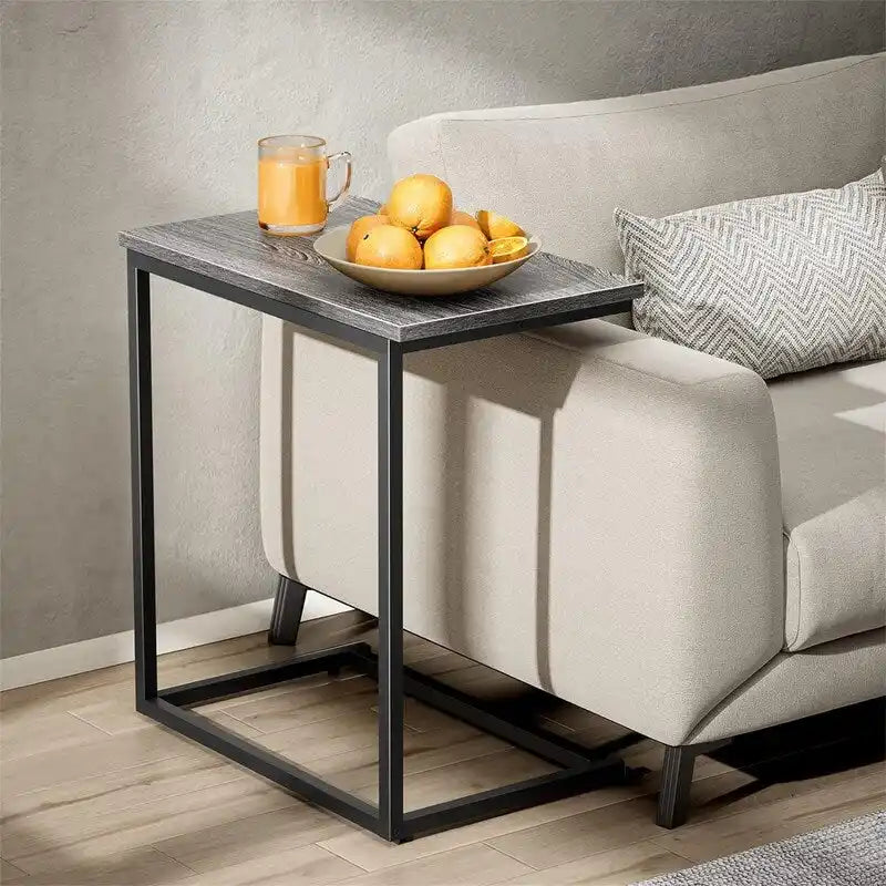 Tavolino a C, 50 cm L x 30 cm P x 68,5 cm H