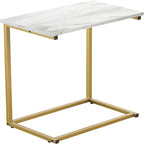 Tavolino a C, 50 cm L x 30 cm P x 68,5 cm H
