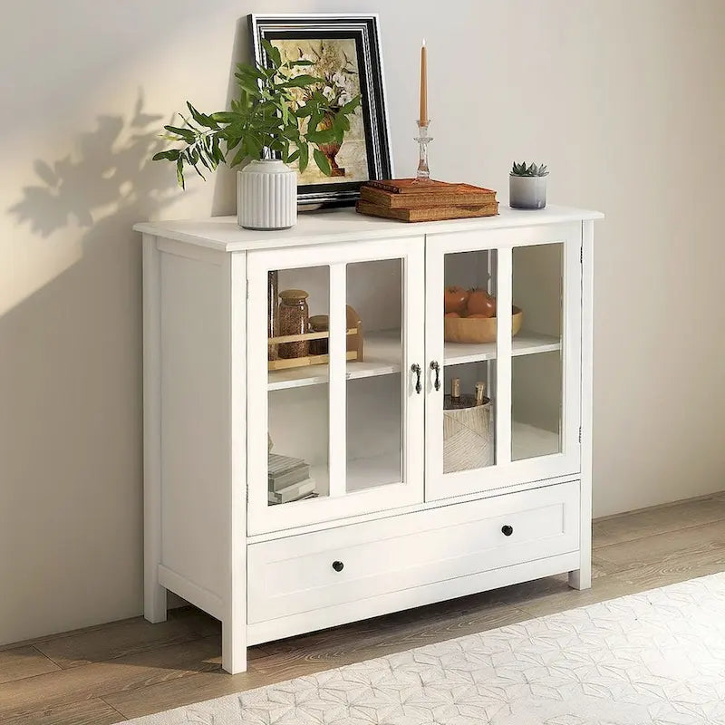Mobile credenza con ante in vetro