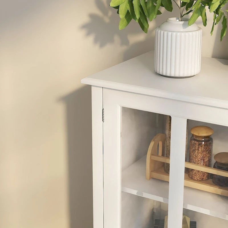 Mobile credenza con ante in vetro