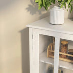 Mobile credenza con ante in vetro