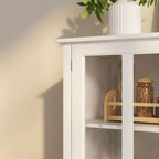 Mobile credenza con ante in vetro