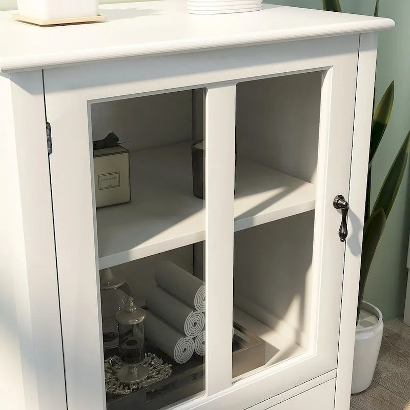 Mobile credenza con ante in vetro