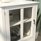 Mobile credenza con ante in vetro