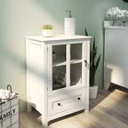 Mobile credenza con ante in vetro